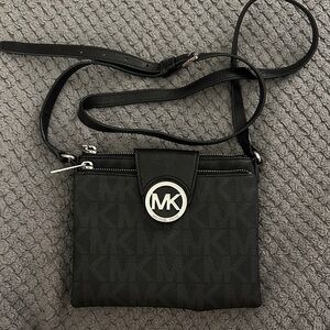 Michael Kors Black Logo Crossbody Bag